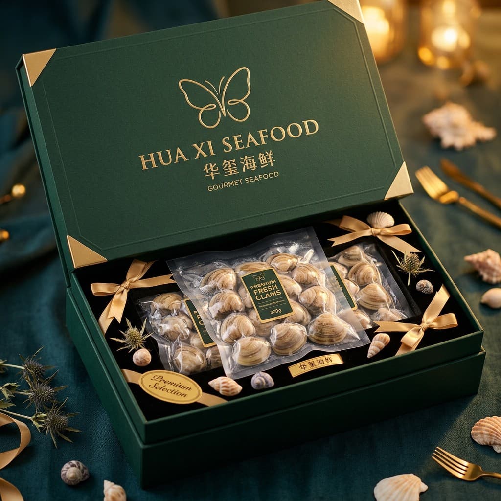 經典禮盒．文蛤 2kg + 酒蛤 300g